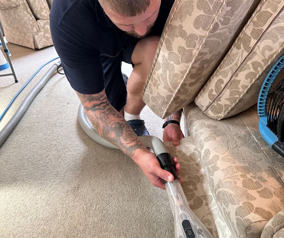 Keep pets off the sofa while it’s drying. Careclean Essex